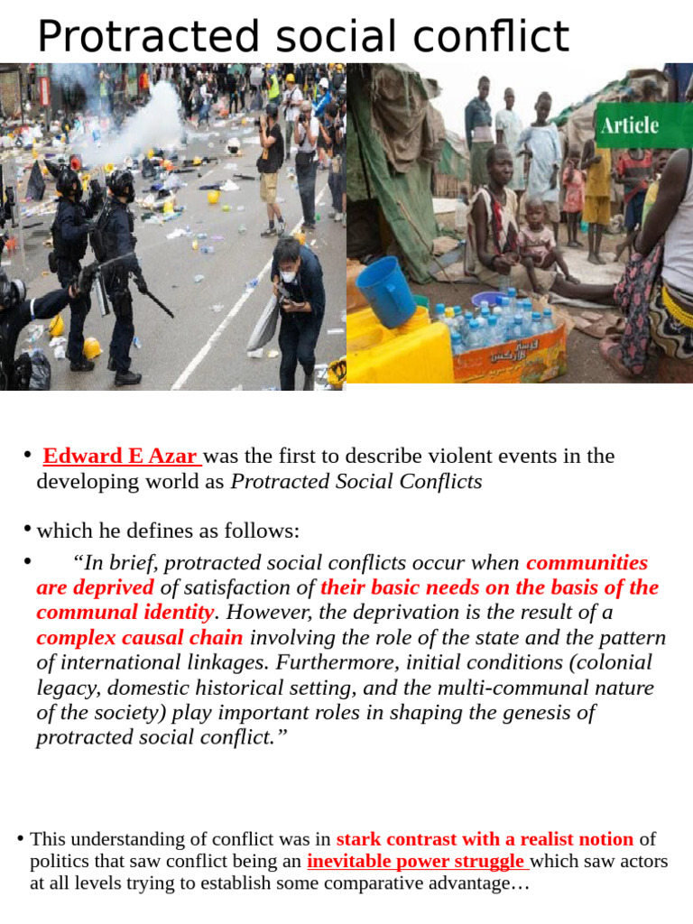 Understanding Protracted Social Conflict | PDF | Social Psychology
