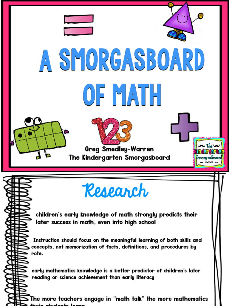 A Smorgasboard of Math Routines | PDF | Cognitive Psychology | Behavior ...