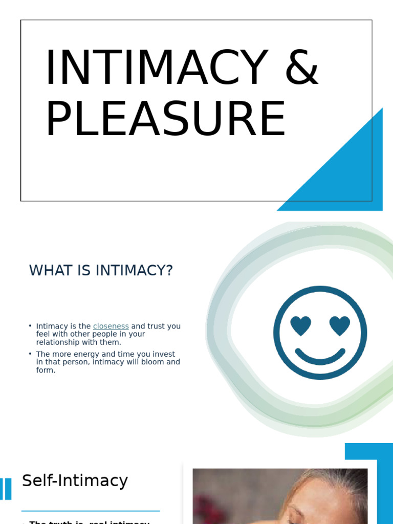 Intimacy and Pleasure Explained | PDF | Intimate Relationships | Pleasure