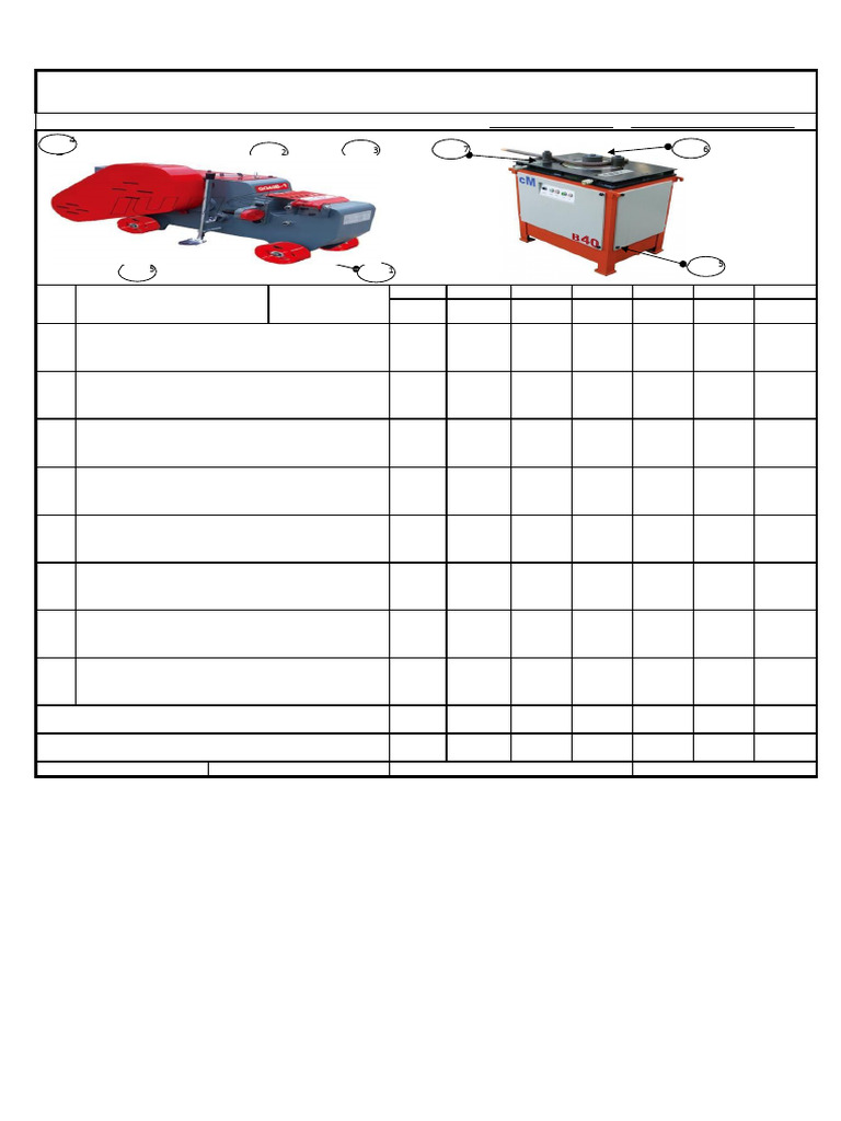 Bar Cutting Bending | PDF