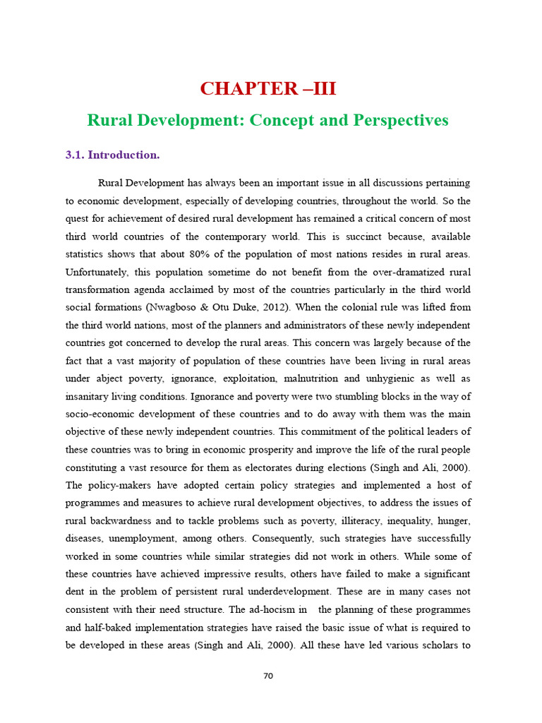 Rural Development Challenges and Strategies | PDF | Poverty | Poverty ...
