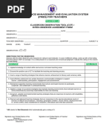 Annex E-3 - COT Inter-Observer Agreement Form For Beginning Towards ...