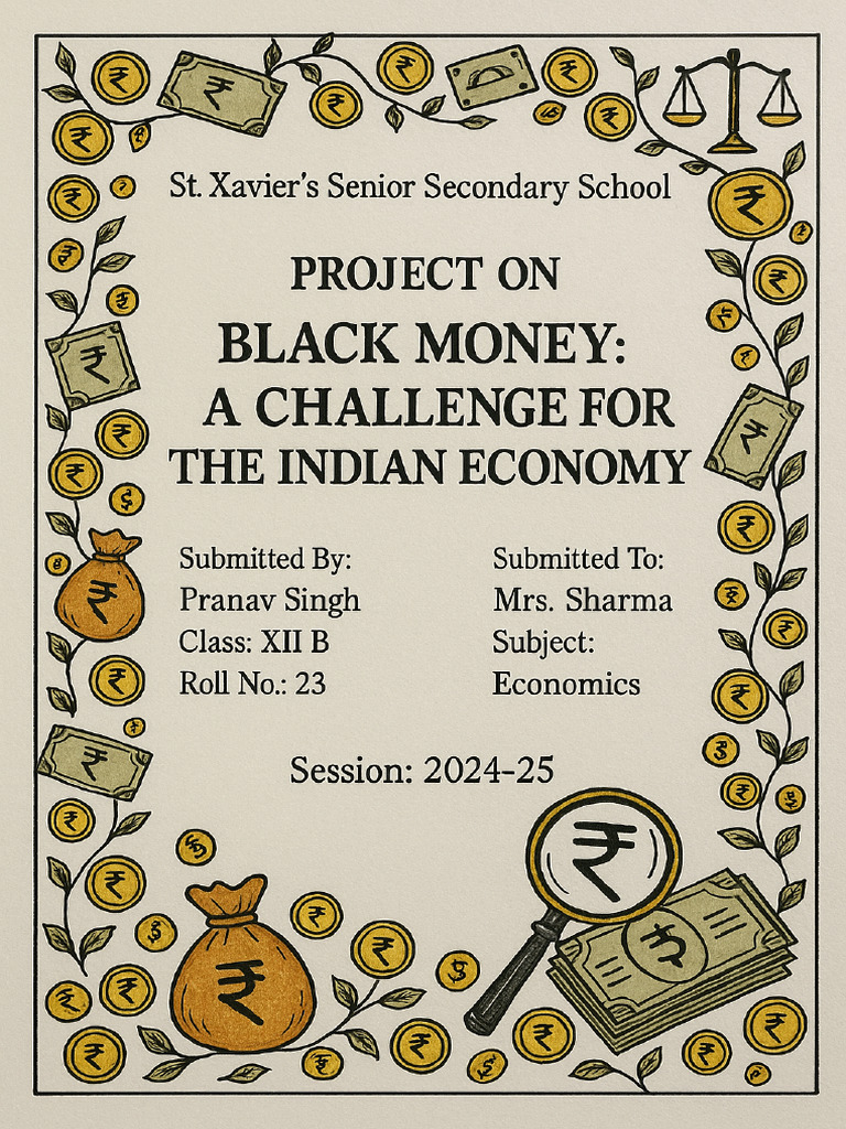 Black Money Project Cover | PDF