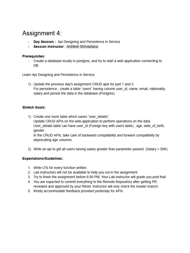 Basic Bootcamp - Miyagi 2024 - Assignment 4 - API Design and ...