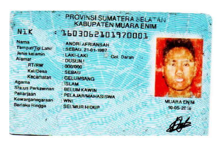 KTP Andri-1 | PDF