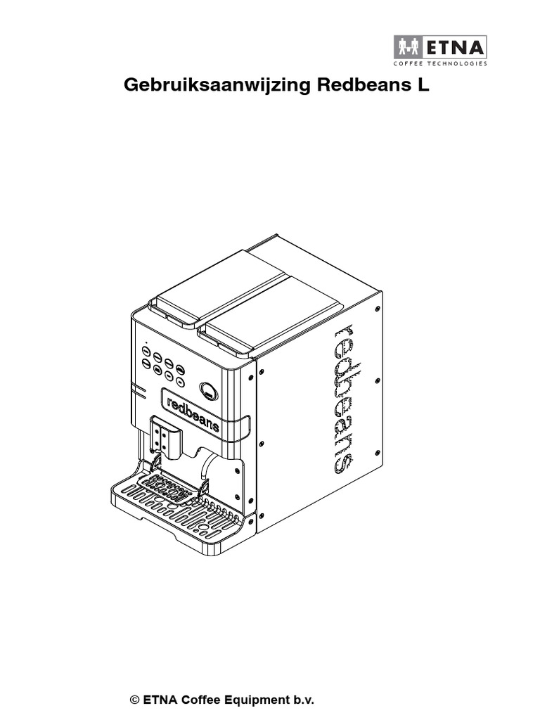 Gebruiksaanwijzing Rebeans Large NL User Manual Coffee Machine Redbeans ...