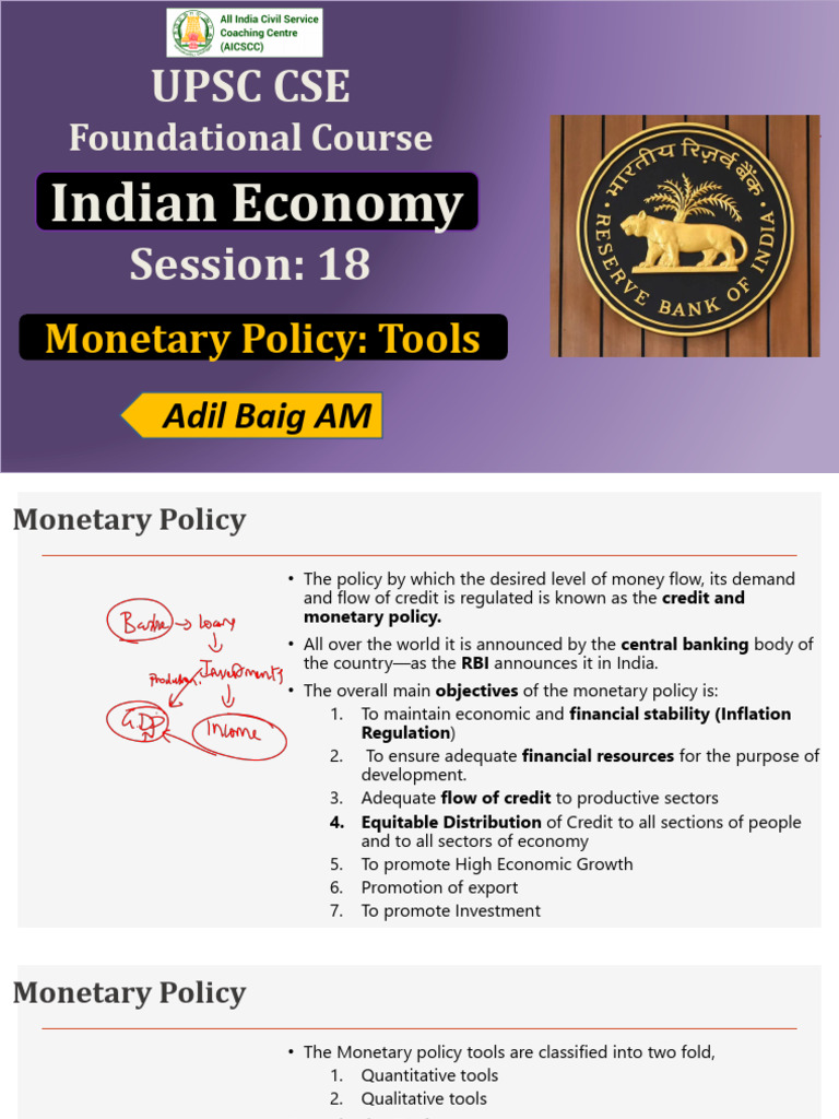 Understanding Monetary Policy Tools | PDF