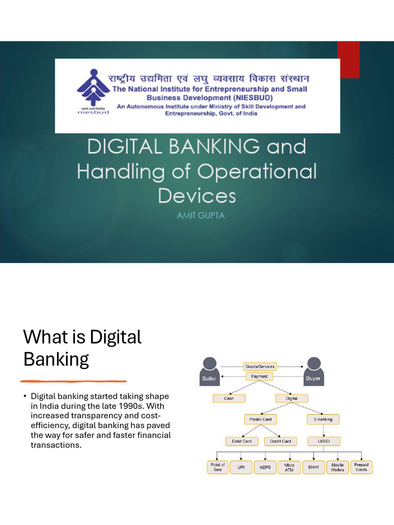 Digital Banking and Card Types Explained | PDF | Credit Card | Debit Card