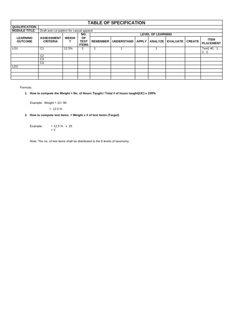 Workshop Template 4 TOS Written Test | PDF | Air Conditioning ...