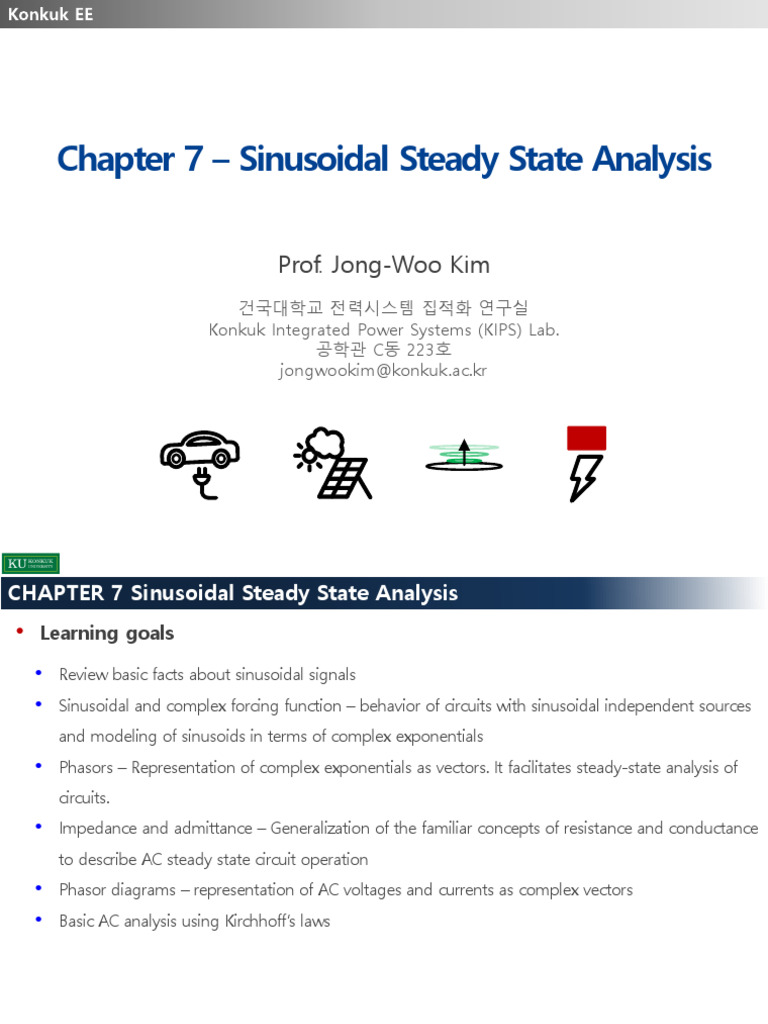 Sinusoidal Steady State Circuit Analysis | PDF | Electrical Impedance ...
