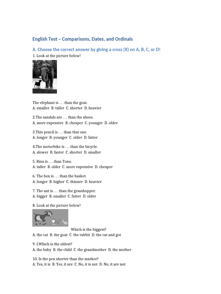 English Test: Comparisons and Dates | PDF | Chess | Chess Theory