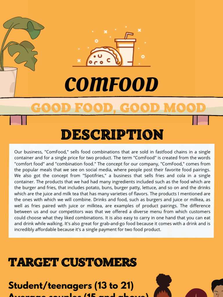 ComFood: Affordable Food Combos | PDF