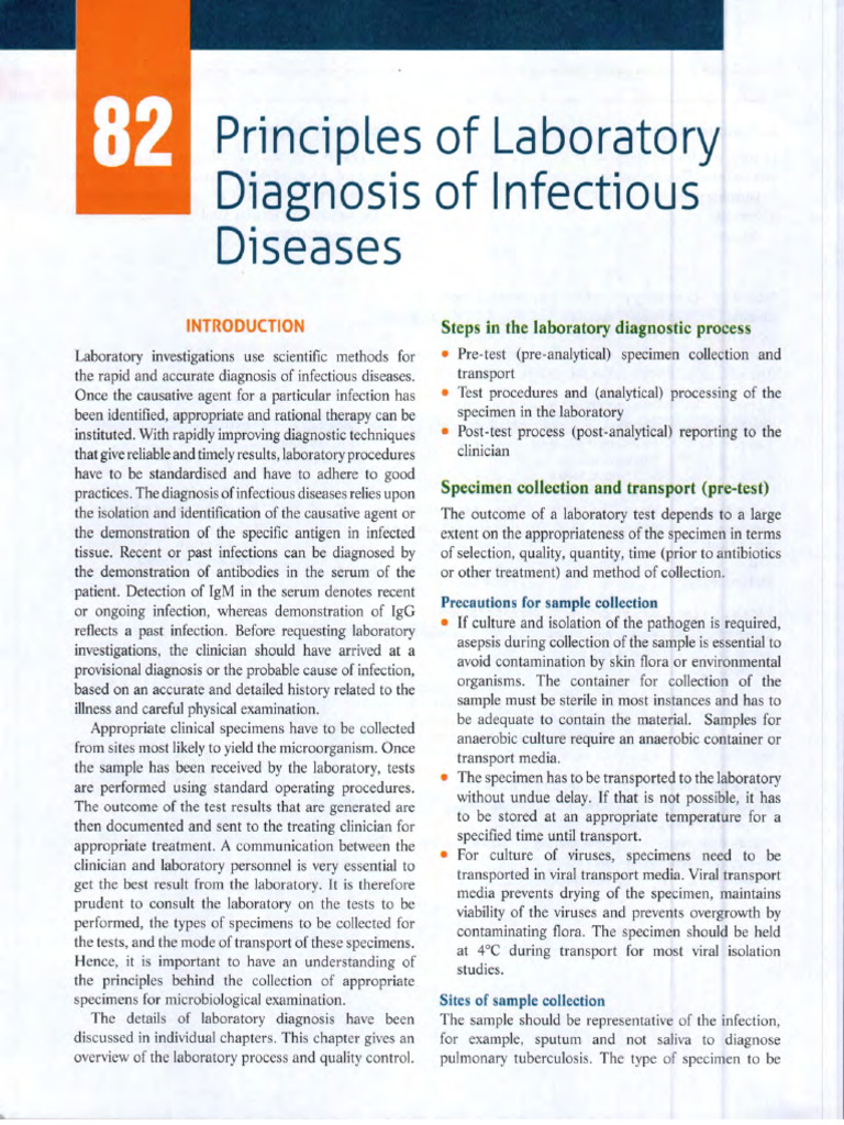 Laboratory Diagnosis of Infectious Diseases | PDF | Infection | Elisa