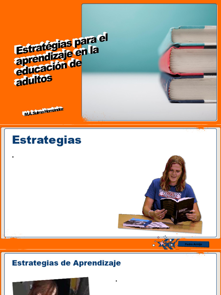 Estratégias para El Aprendizaje en La Educación de Adultos | PDF ...