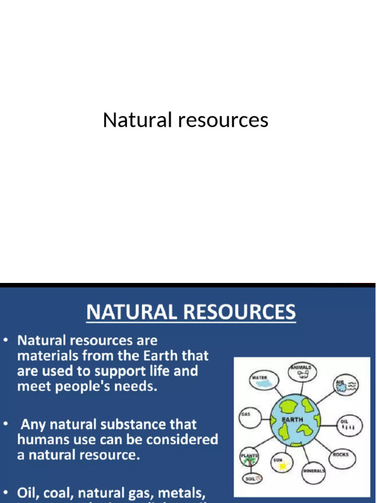 Natural Resourcses | PDF