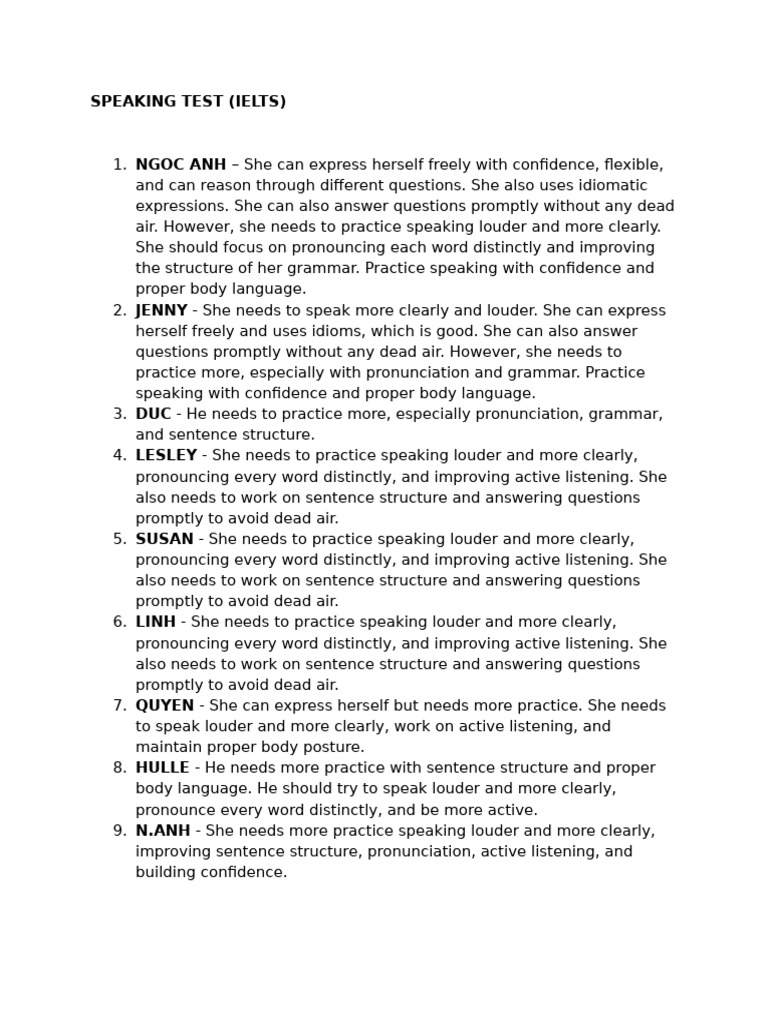 IELTS Speaking Test Improvement Tips | PDF | Chess Openings | Chess