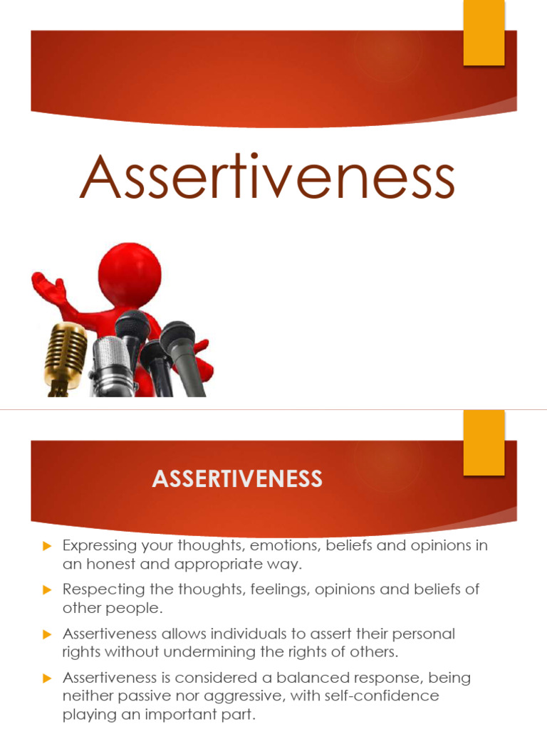 Mastering Assertiveness Techniques | PDF | Self Esteem | Feeling