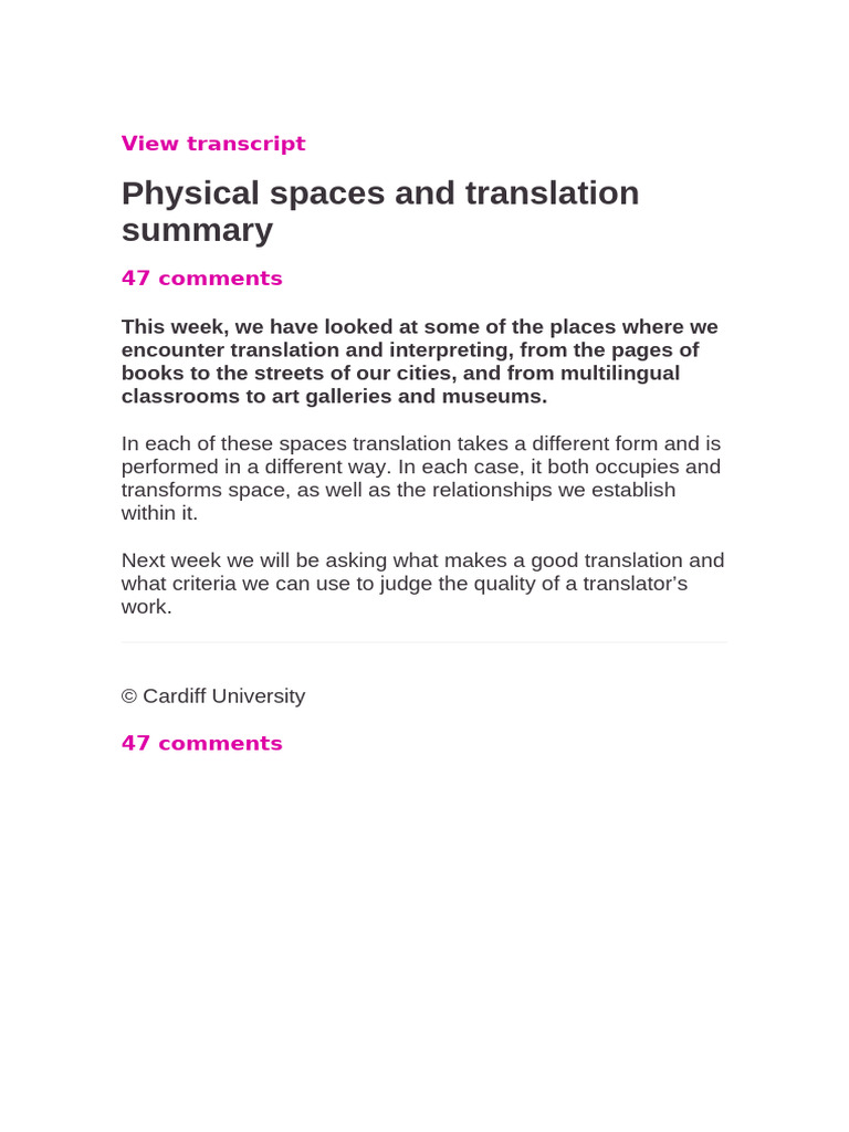 Exploring Translation in Diverse Spaces | PDF
