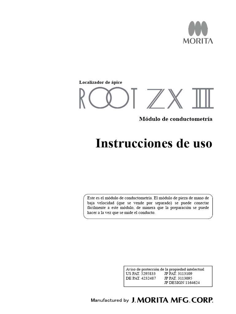 ROOT ZX II Operation 20170327 Es | PDF | Conector eléctrico ...