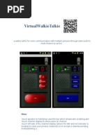 Virtual Walkie Talkie