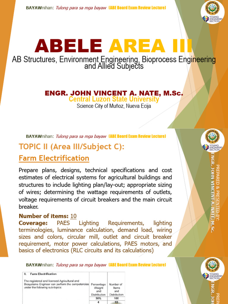 FarmElectrification - Engr. JV NATE | PDF | Electrical Impedance ...