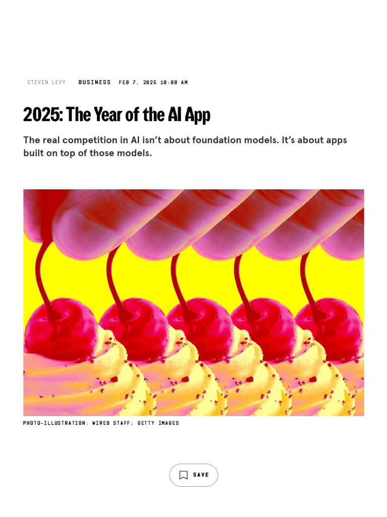 2025: Rise of AI Applications | PDF | Artificial Intelligence ...