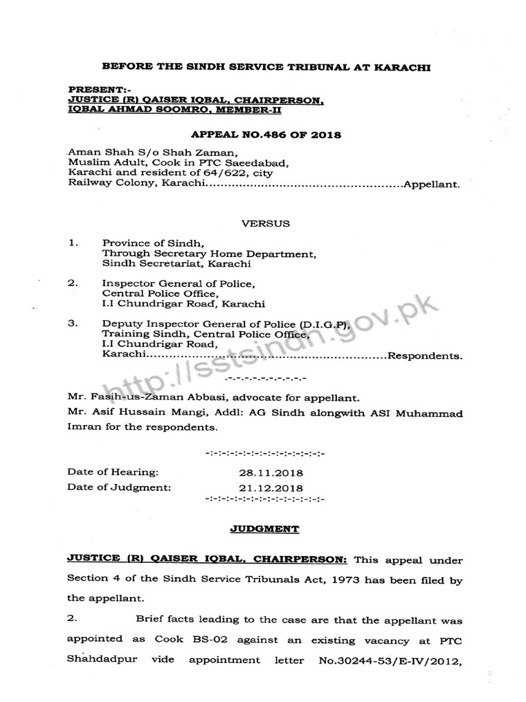 Appeal No. 486 of 2018 | PDF