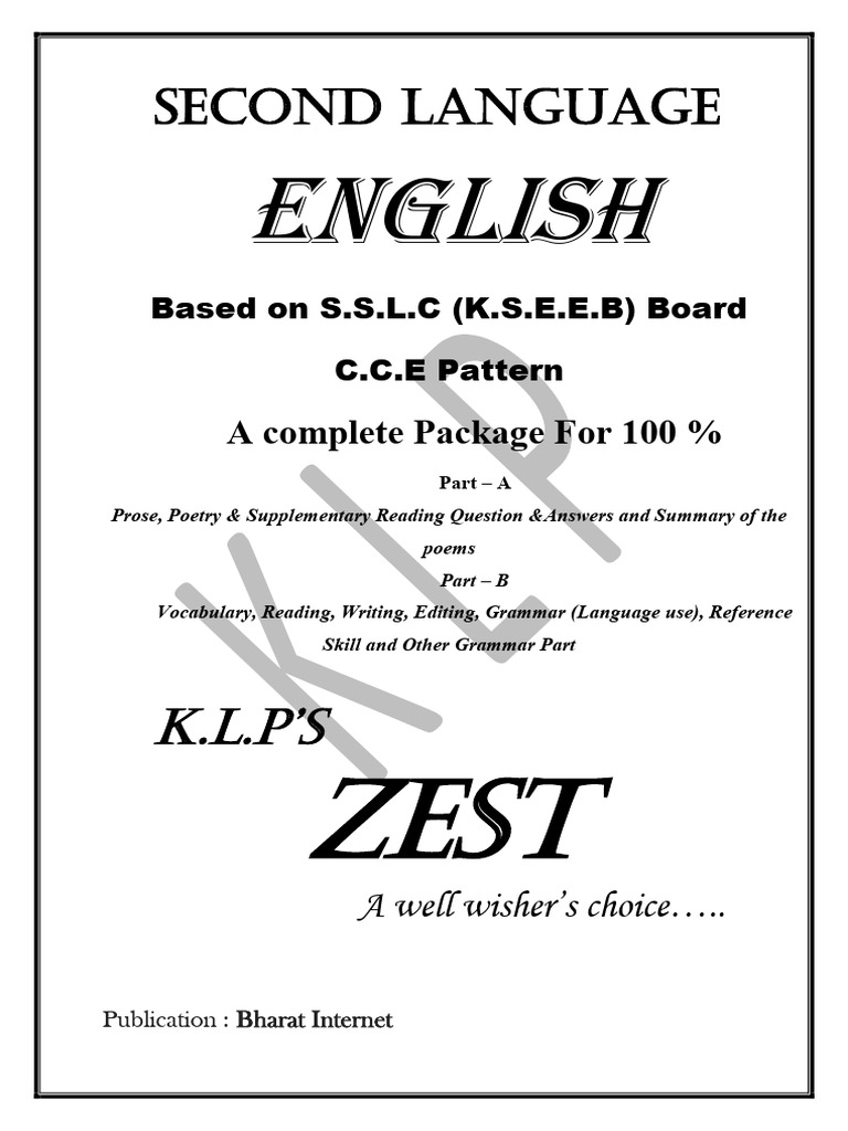 10th STD SL English Notes 2024 by KLP | PDF | Mercy | Heaven