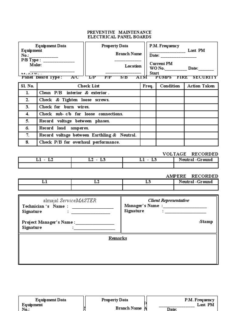 Contoh Form Checklist Inspeksi Alat Berat  Contoh  Check Sheet Maintenance Xmast 1