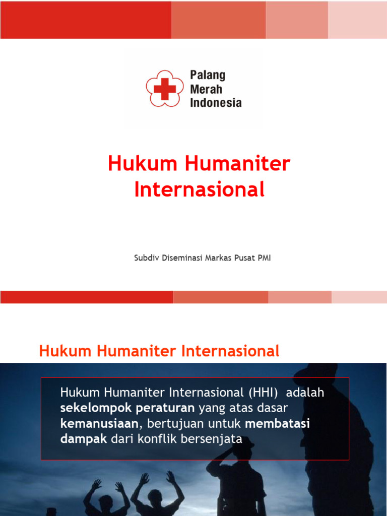 Hukum Humaniter Internasional Diksar PMI Payakumbuh 25 | PDF