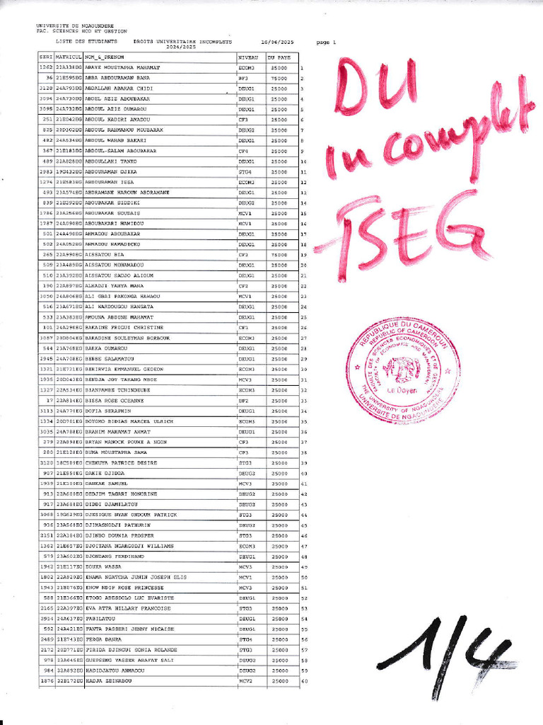 Du Incomplets | PDF