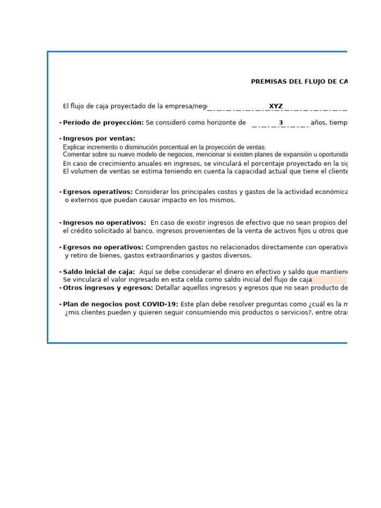 Flujo de Caja Proyectado 2023-2024 | PDF | Business | Plan de negocios