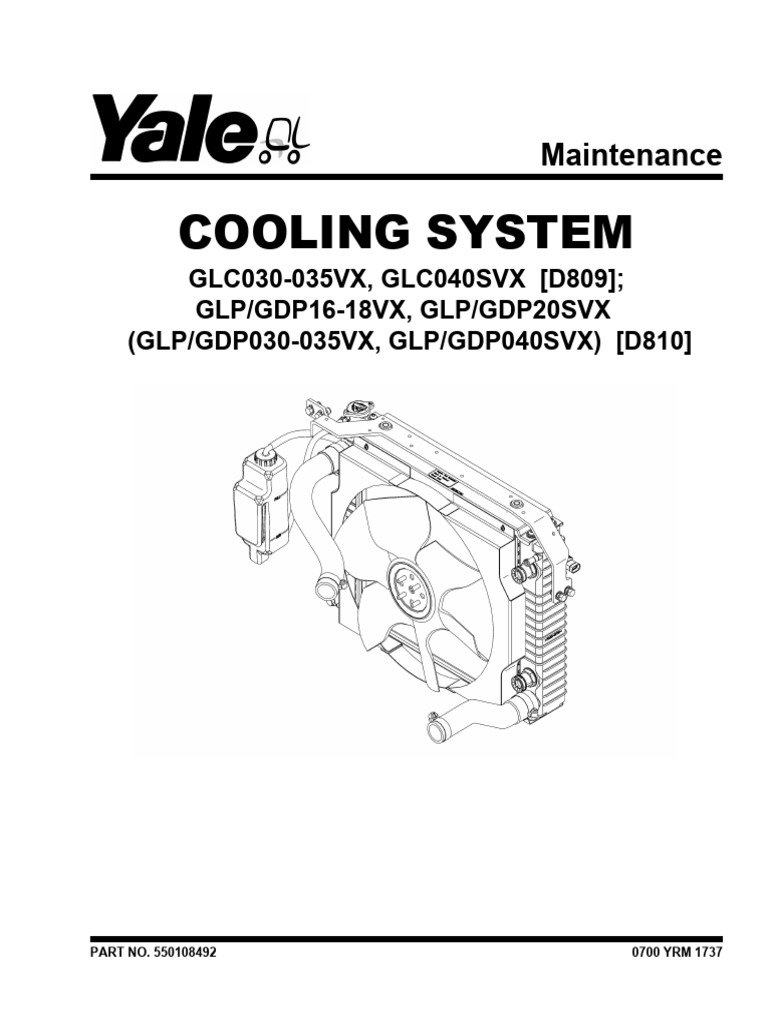 Cooling System: Maintenance | PDF | Radiator | Mechanical Engineering