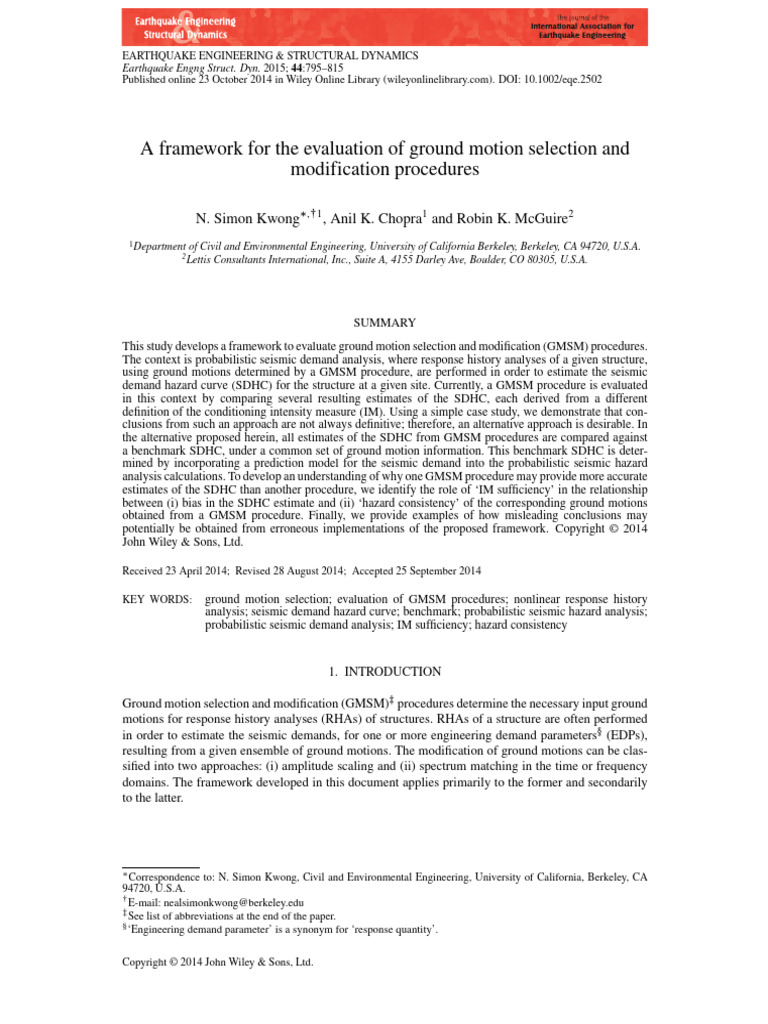 Kwong - Et - Al - 2014 - A Framework For The Evaluation of Ground ...