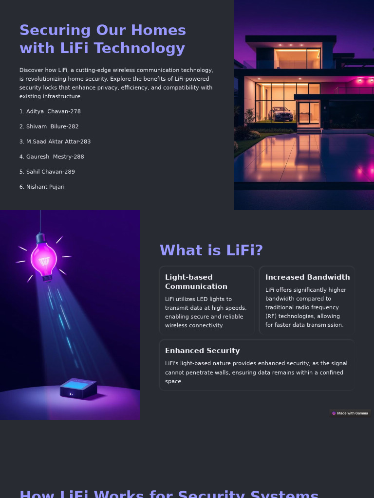 LiFi Security Enhancements for Smart Homes | PDF | Home Automation ...