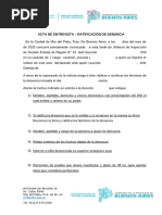 Modelo de Denuncia por Acoso Laboral | PDF
