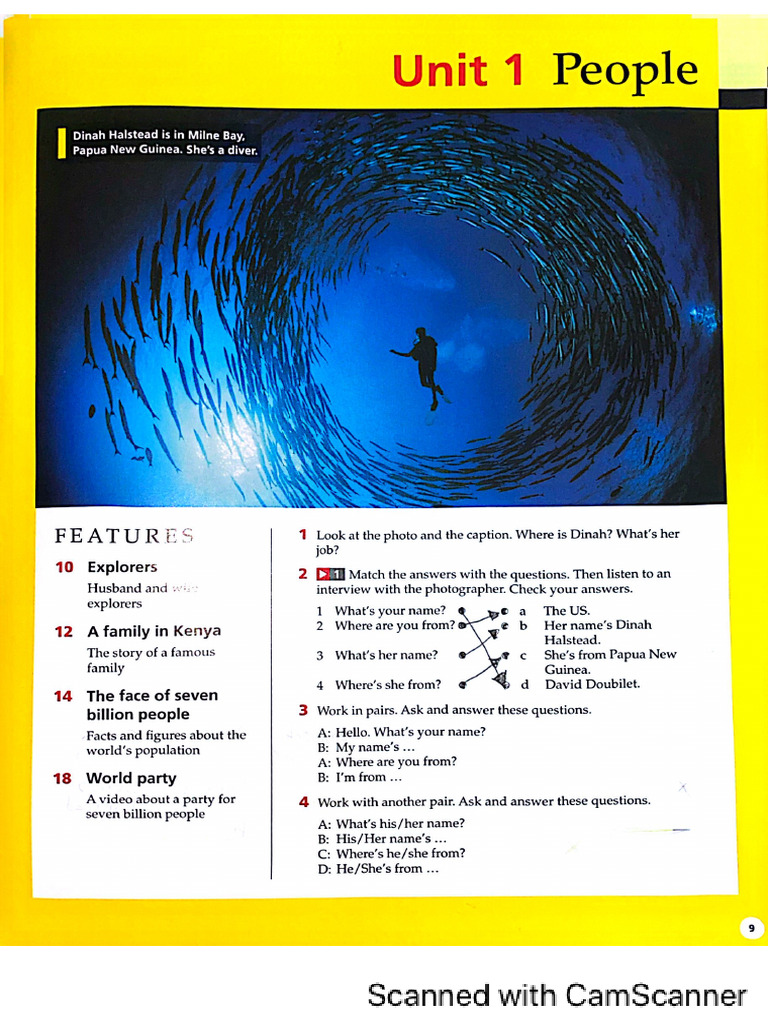 Unit 1 People | PDF