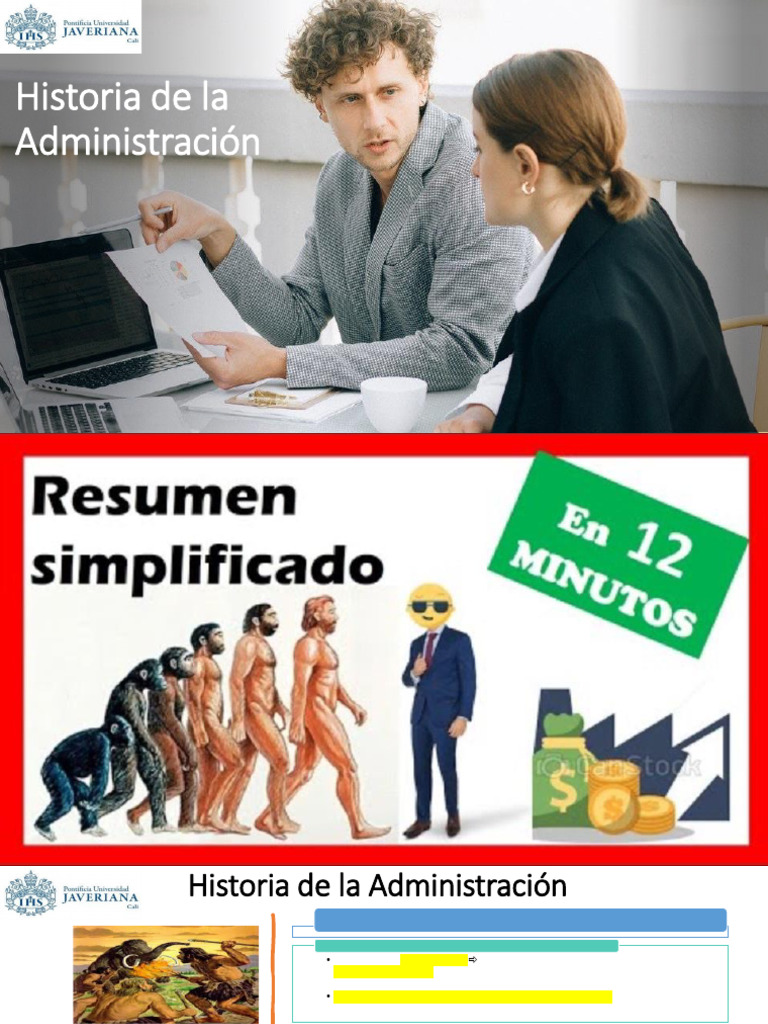 Evolución de la Administración a lo Largo del Tiempo | PDF | Sistema ...