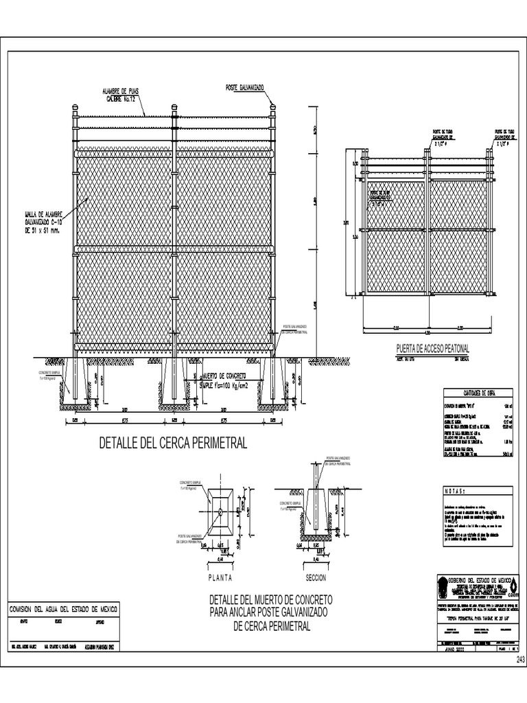 Cerca Perimetral P-2 | PDF