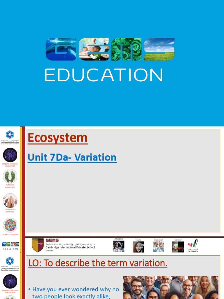 Understanding Variation in Organisms | PDF | Learning | Habitat