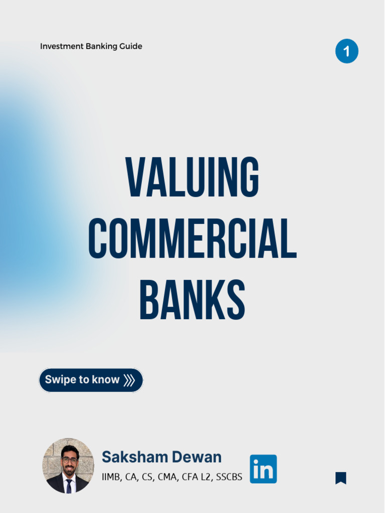 Valuing Commerical Banks 1699026649 | PDF | Valuation (Finance ...