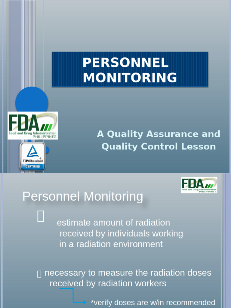 Personnel Radiation Monitoring Guide | PDF | Radioactive Contamination ...