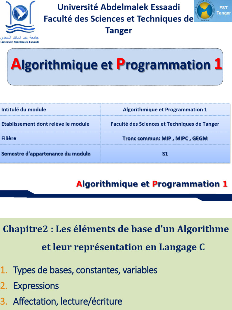 Introduction à l'Algorithmique en C | PDF | Programmation informatique ...