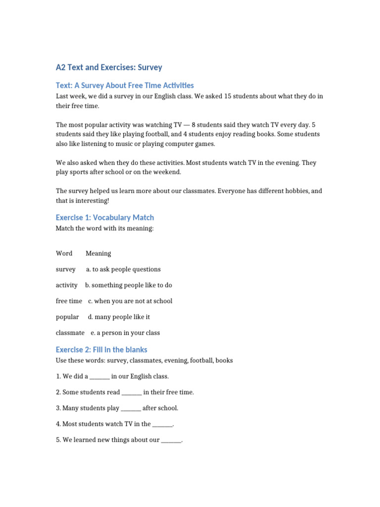 Survey | PDF