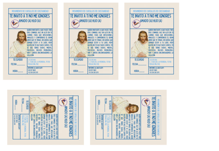 Invitacion Cursillo | PDF