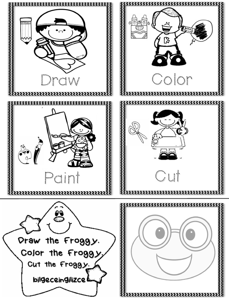 Classroom Commands Mini Book B W | PDF