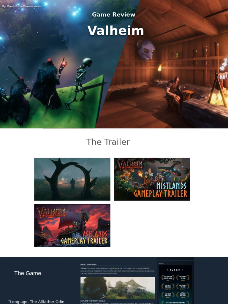 Valheim Game Review and Insights | PDF