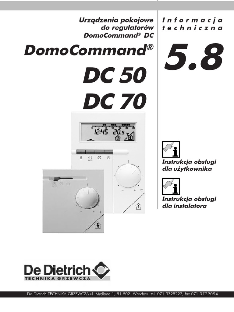 DC 50 DC 70 - de Dietrich | PDF