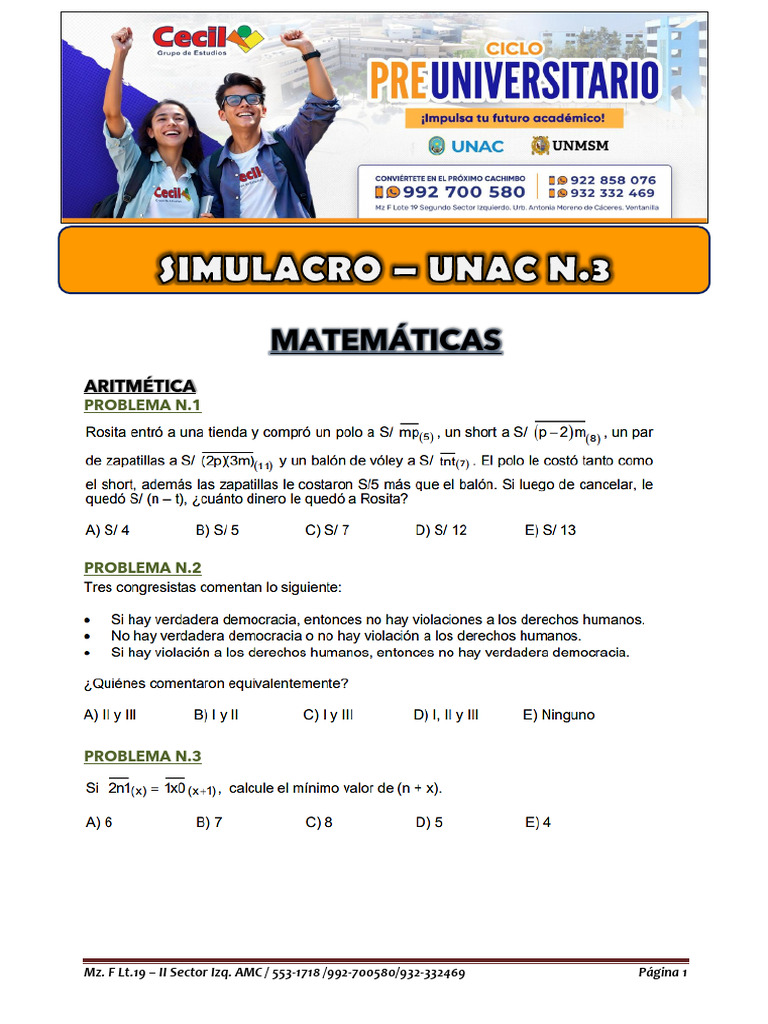S 3-Unac | PDF