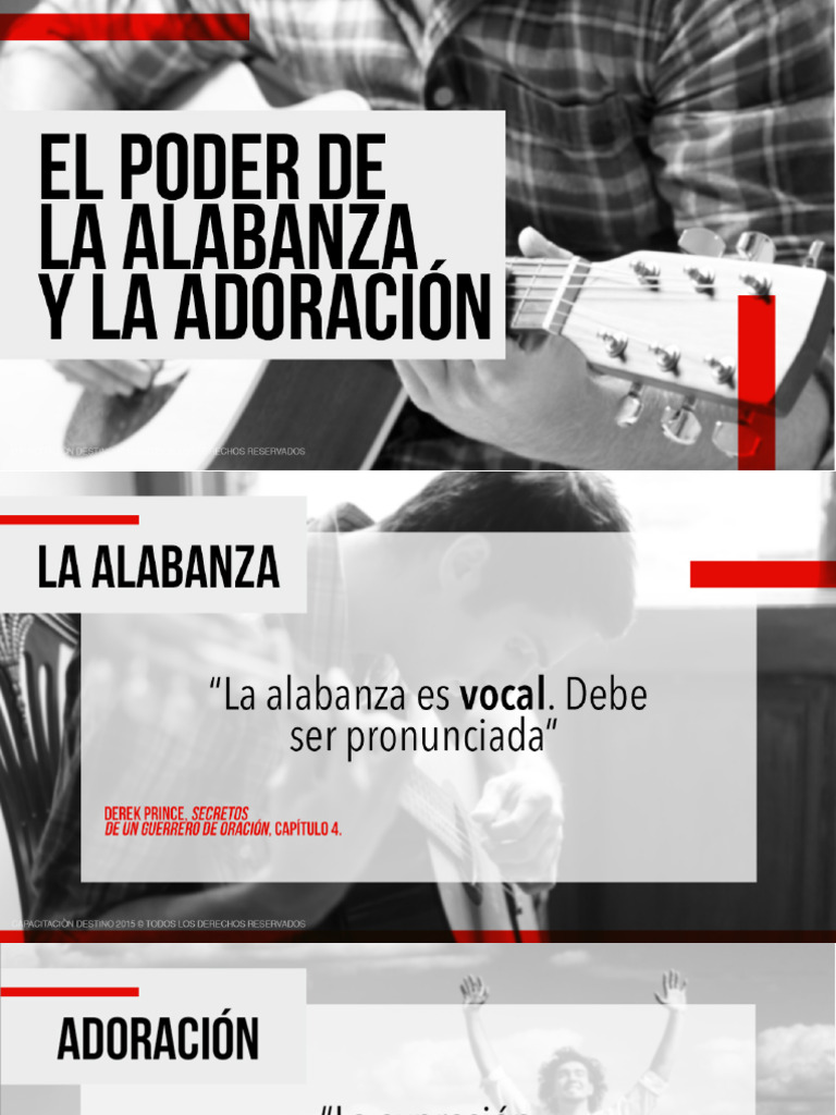 (M1) 03 El Poder de La Alabanza y La Adoracion | PDF